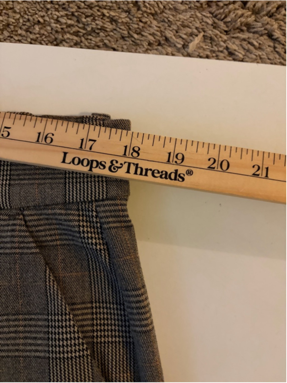 Women's American Eagle Gray Plaid Wide Leg Trousers Size 14
196 - Picture 4 of 9